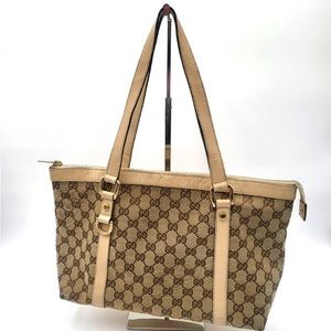 GUCCI Handbag GG Canvas tote